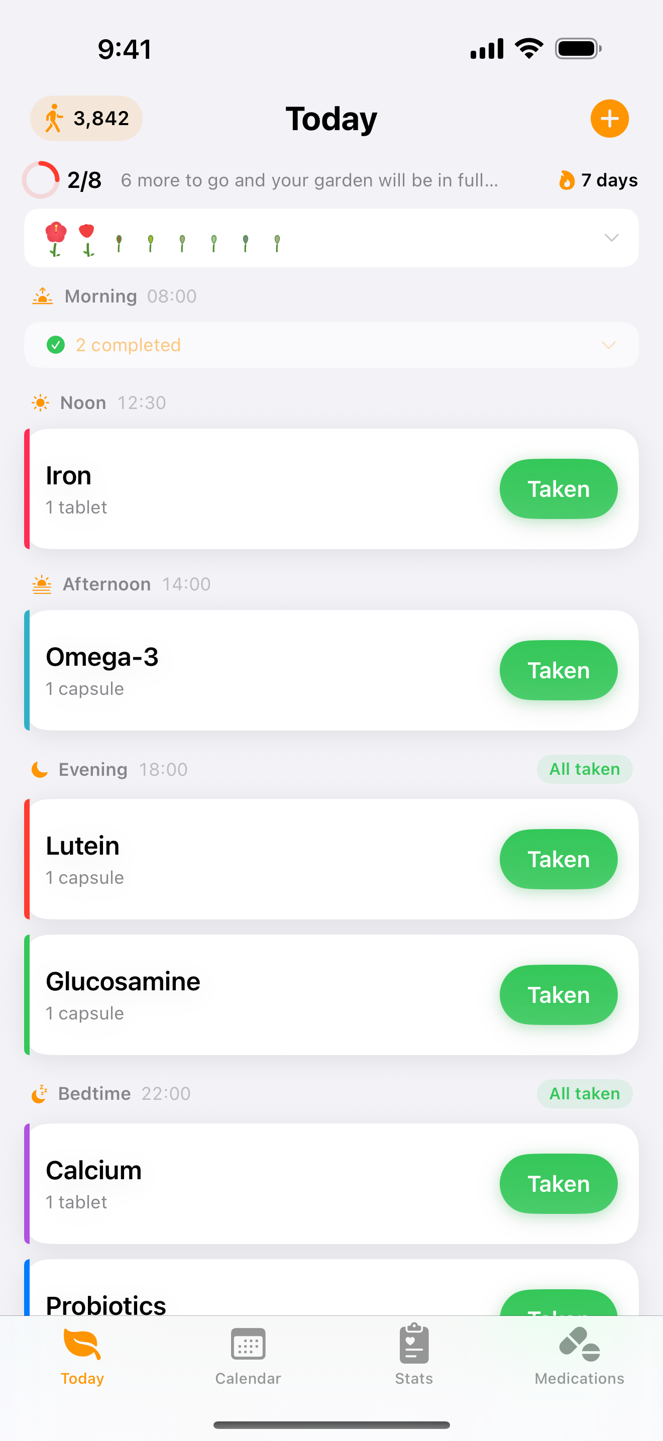 GoodPill home screen