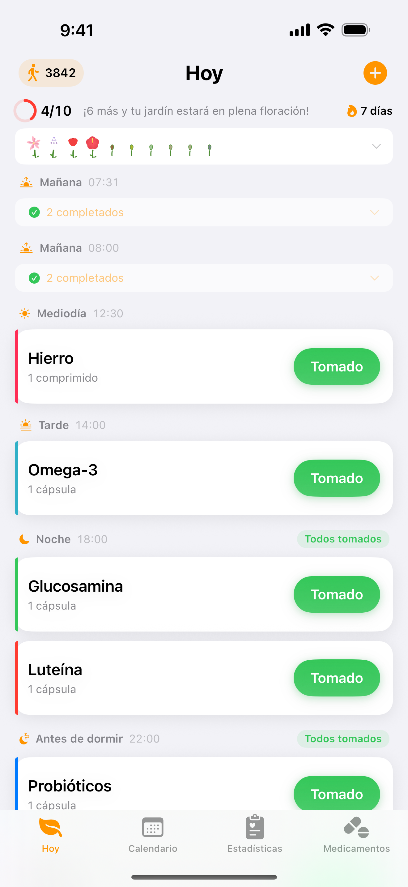 GoodPill home screen